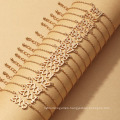 New Hot-Selling Digital Gold-Plated Anklet Women Retro Vintage Pendant Anklet